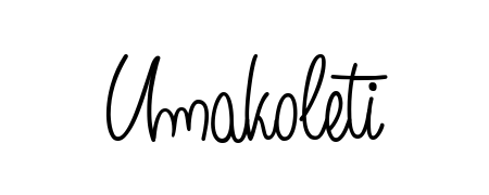 Transform the name Umakoleti into a signature masterpiece using Angelique-Rose-font-FFP font. Ideal for photographers, artists, and creators looking for watermarks. Umakoleti signature style 5 images and pictures png
