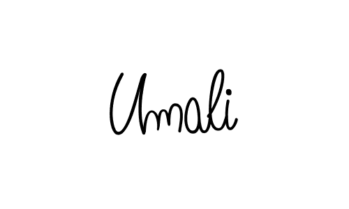 How to Draw Umali signature style? Angelique-Rose-font-FFP is a latest design signature styles for name Umali. Umali signature style 5 images and pictures png