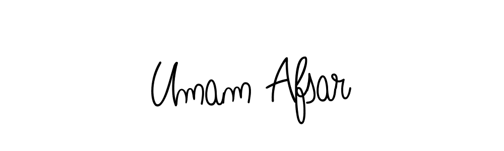 Also we have Umam Afsar name is the best signature style. Create professional handwritten signature collection using Angelique-Rose-font-FFP autograph style. Umam Afsar signature style 5 images and pictures png