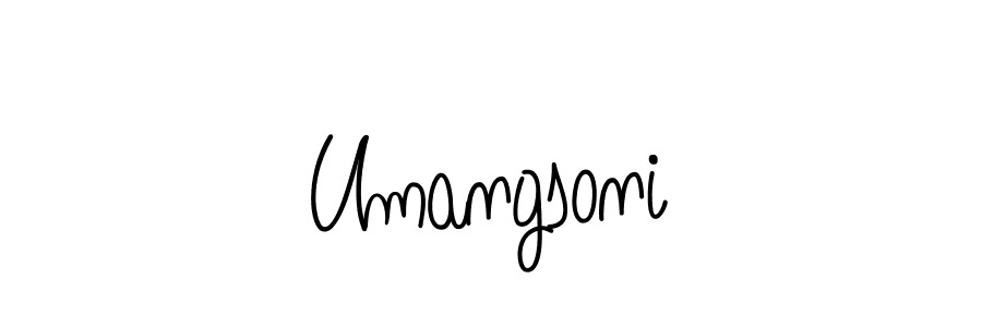 Also You can easily find your signature by using the search form. We will create Umangsoni name handwritten signature images for you free of cost using Angelique-Rose-font-FFP sign style. Umangsoni signature style 5 images and pictures png