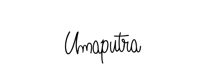 How to make Umaputra name signature. Use Angelique-Rose-font-FFP style for creating short signs online. This is the latest handwritten sign. Umaputra signature style 5 images and pictures png