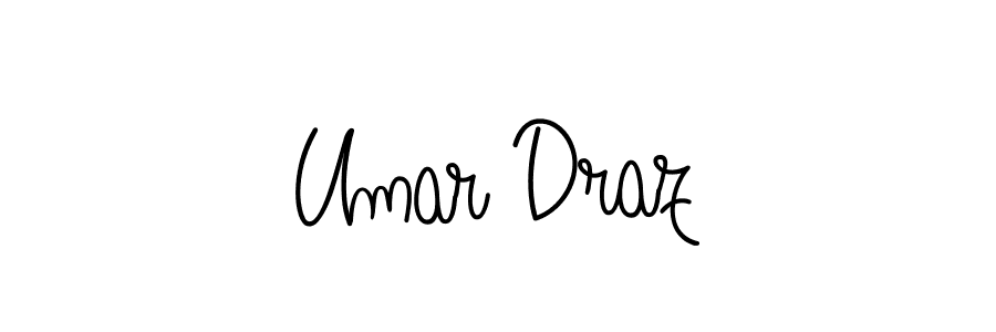 Also we have Umar Draz name is the best signature style. Create professional handwritten signature collection using Angelique-Rose-font-FFP autograph style. Umar Draz signature style 5 images and pictures png