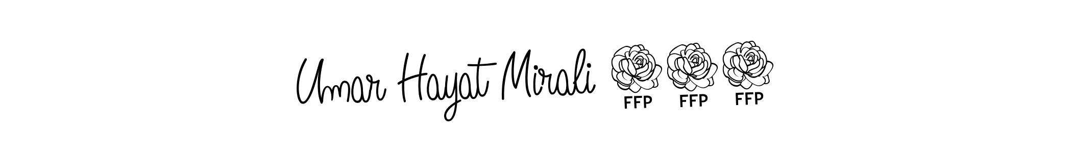 How to Draw Umar Hayat Mirali 324 signature style? Angelique-Rose-font-FFP is a latest design signature styles for name Umar Hayat Mirali 324. Umar Hayat Mirali 324 signature style 5 images and pictures png