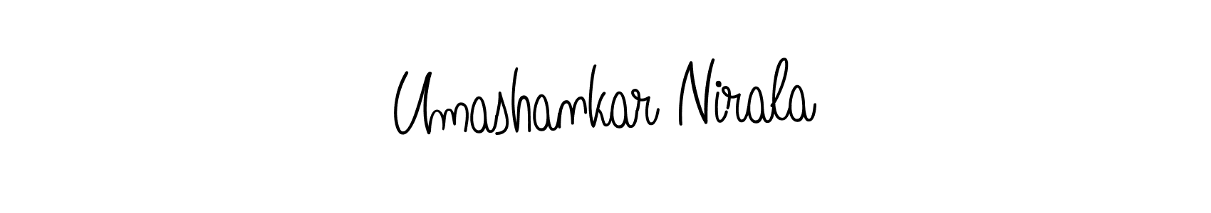 Also we have Umashankar Nirala name is the best signature style. Create professional handwritten signature collection using Angelique-Rose-font-FFP autograph style. Umashankar Nirala signature style 5 images and pictures png