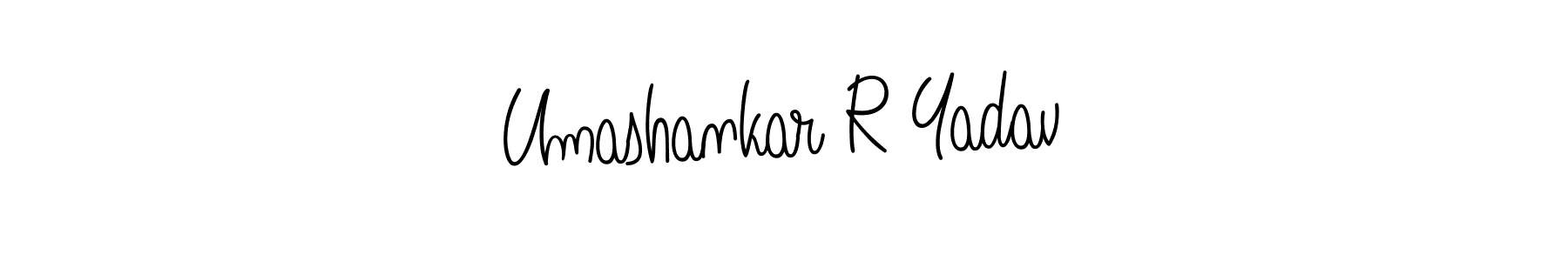 Here are the top 10 professional signature styles for the name Umashankar R Yadav. These are the best autograph styles you can use for your name. Umashankar R Yadav signature style 5 images and pictures png