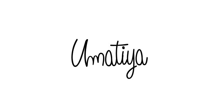 if you are searching for the best signature style for your name Umatiya. so please give up your signature search. here we have designed multiple signature styles  using Angelique-Rose-font-FFP. Umatiya signature style 5 images and pictures png
