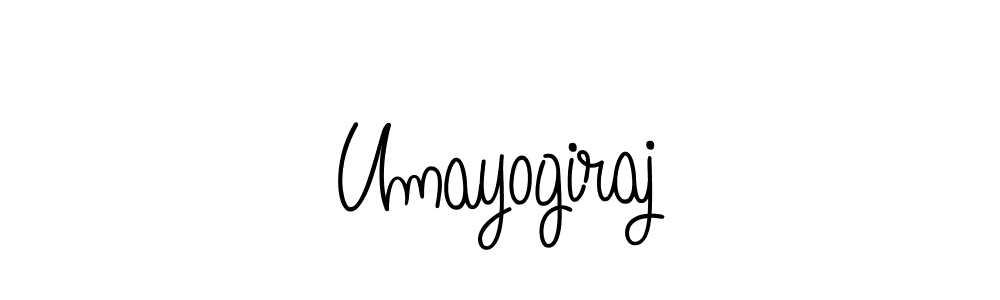Create a beautiful signature design for name Umayogiraj. With this signature (Angelique-Rose-font-FFP) fonts, you can make a handwritten signature for free. Umayogiraj signature style 5 images and pictures png