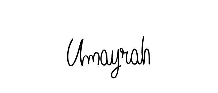 Also we have Umayrah name is the best signature style. Create professional handwritten signature collection using Angelique-Rose-font-FFP autograph style. Umayrah signature style 5 images and pictures png