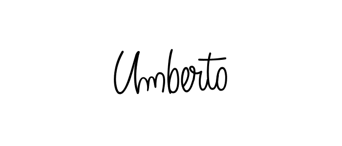 Also we have Umberto name is the best signature style. Create professional handwritten signature collection using Angelique-Rose-font-FFP autograph style. Umberto signature style 5 images and pictures png