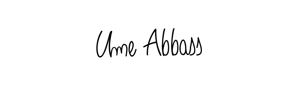 Similarly Angelique-Rose-font-FFP is the best handwritten signature design. Signature creator online .You can use it as an online autograph creator for name Ume Abbass. Ume Abbass signature style 5 images and pictures png