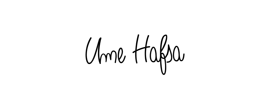 Here are the top 10 professional signature styles for the name Ume Hafsa. These are the best autograph styles you can use for your name. Ume Hafsa signature style 5 images and pictures png