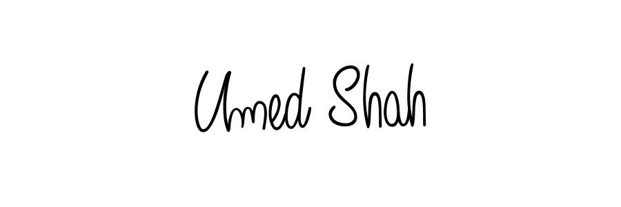 How to make Umed Shah signature? Angelique-Rose-font-FFP is a professional autograph style. Create handwritten signature for Umed Shah name. Umed Shah signature style 5 images and pictures png