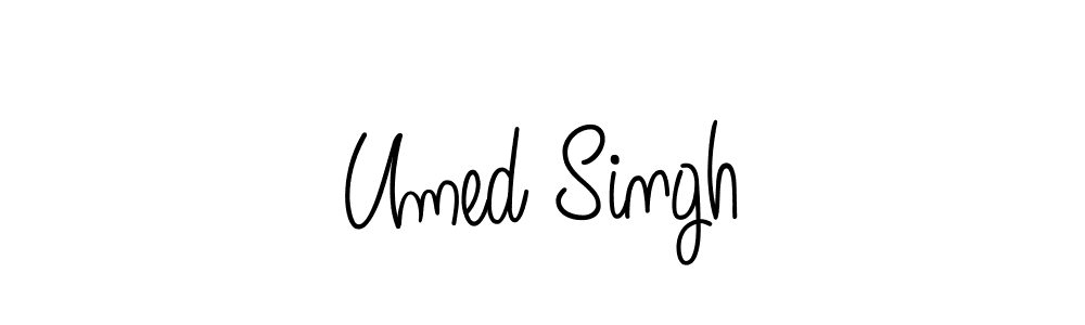 How to make Umed Singh name signature. Use Angelique-Rose-font-FFP style for creating short signs online. This is the latest handwritten sign. Umed Singh signature style 5 images and pictures png