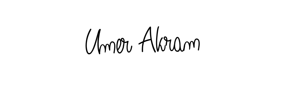 Make a beautiful signature design for name Umer Akram. Use this online signature maker to create a handwritten signature for free. Umer Akram signature style 5 images and pictures png