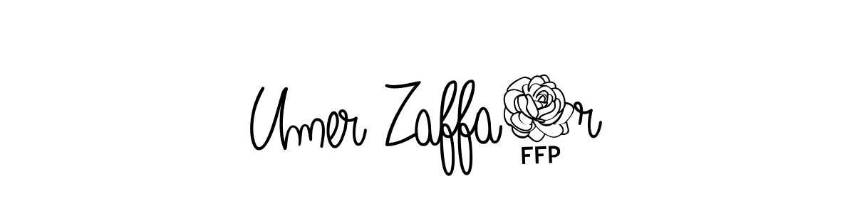 Angelique-Rose-font-FFP is a professional signature style that is perfect for those who want to add a touch of class to their signature. It is also a great choice for those who want to make their signature more unique. Get Umer Zaffa2r name to fancy signature for free. Umer Zaffa2r signature style 5 images and pictures png