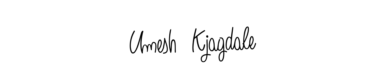 This is the best signature style for the Umesh  Kjagdale name. Also you like these signature font (Angelique-Rose-font-FFP). Mix name signature. Umesh  Kjagdale signature style 5 images and pictures png