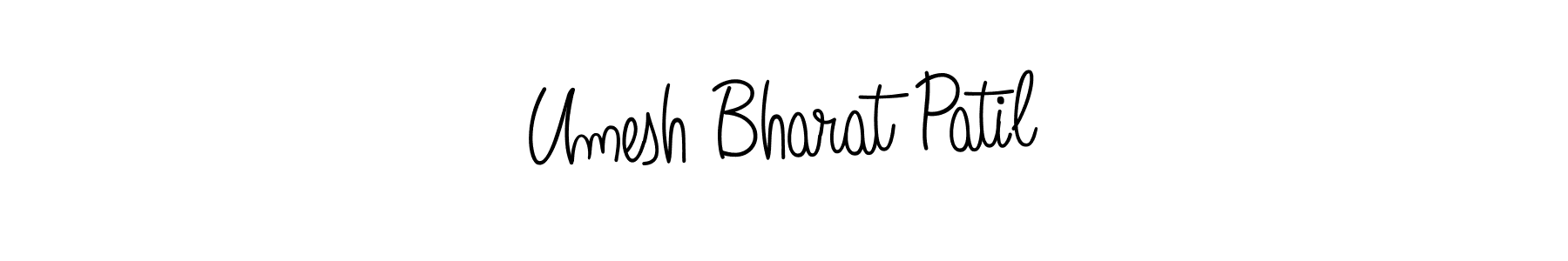 How to Draw Umesh Bharat Patil signature style? Angelique-Rose-font-FFP is a latest design signature styles for name Umesh Bharat Patil. Umesh Bharat Patil signature style 5 images and pictures png