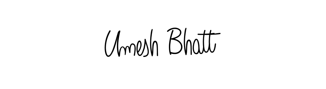 Also You can easily find your signature by using the search form. We will create Umesh Bhatt name handwritten signature images for you free of cost using Angelique-Rose-font-FFP sign style. Umesh Bhatt signature style 5 images and pictures png