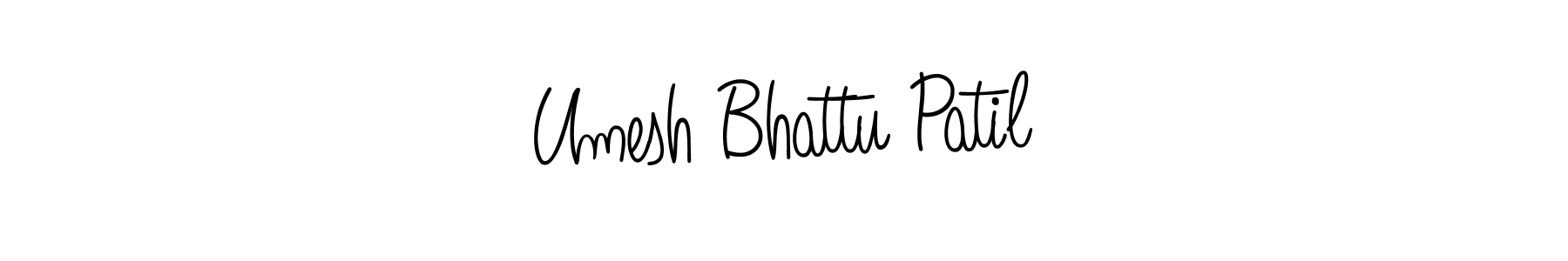 Also we have Umesh Bhattu Patil name is the best signature style. Create professional handwritten signature collection using Angelique-Rose-font-FFP autograph style. Umesh Bhattu Patil signature style 5 images and pictures png