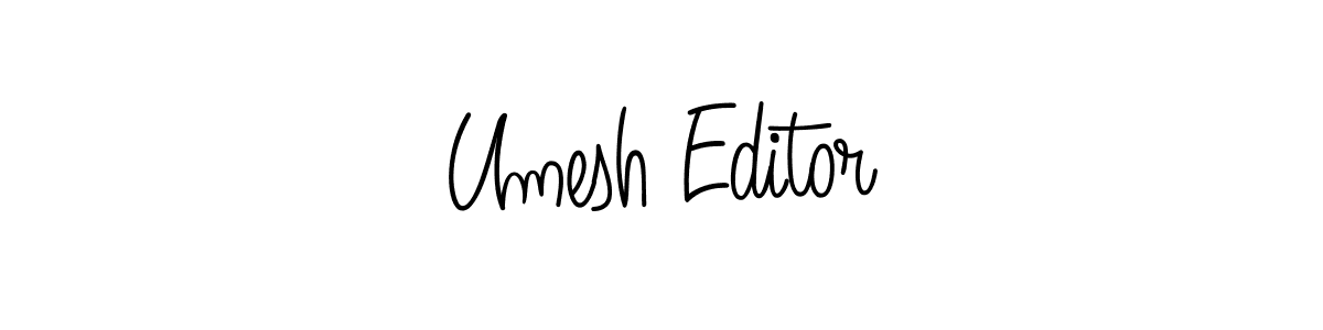Similarly Angelique-Rose-font-FFP is the best handwritten signature design. Signature creator online .You can use it as an online autograph creator for name Umesh Editor. Umesh Editor signature style 5 images and pictures png