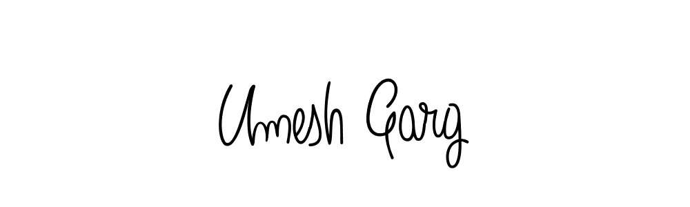 Best and Professional Signature Style for Umesh Garg. Angelique-Rose-font-FFP Best Signature Style Collection. Umesh Garg signature style 5 images and pictures png
