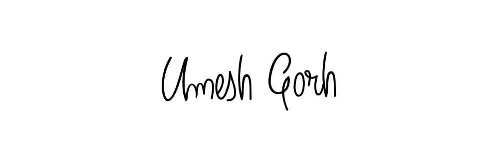 Here are the top 10 professional signature styles for the name Umesh Gorh. These are the best autograph styles you can use for your name. Umesh Gorh signature style 5 images and pictures png