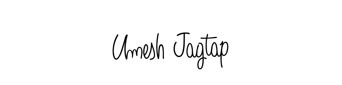 Umesh Jagtap stylish signature style. Best Handwritten Sign (Angelique-Rose-font-FFP) for my name. Handwritten Signature Collection Ideas for my name Umesh Jagtap. Umesh Jagtap signature style 5 images and pictures png