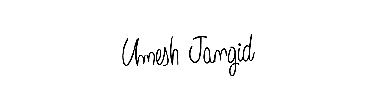 Make a beautiful signature design for name Umesh Jangid. Use this online signature maker to create a handwritten signature for free. Umesh Jangid signature style 5 images and pictures png