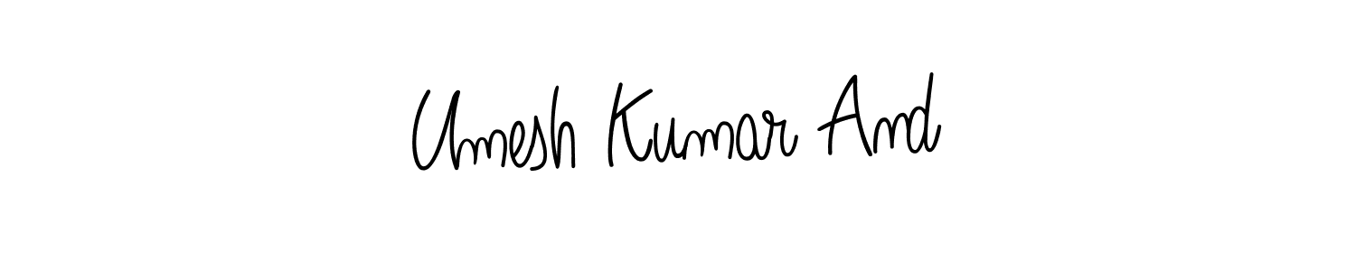 Here are the top 10 professional signature styles for the name Umesh Kumar And. These are the best autograph styles you can use for your name. Umesh Kumar And signature style 5 images and pictures png