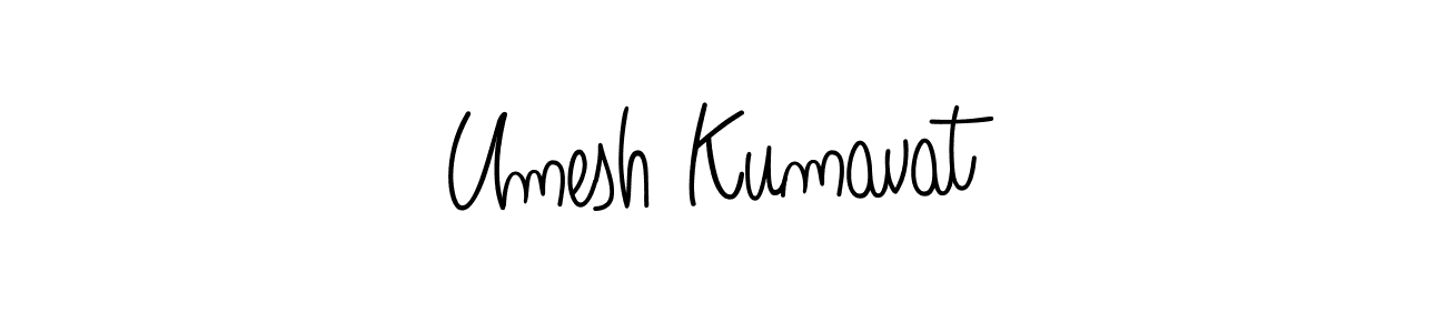 Best and Professional Signature Style for Umesh Kumavat. Angelique-Rose-font-FFP Best Signature Style Collection. Umesh Kumavat signature style 5 images and pictures png