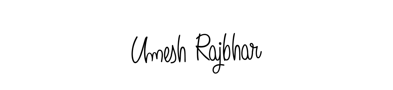 Also we have Umesh Rajbhar name is the best signature style. Create professional handwritten signature collection using Angelique-Rose-font-FFP autograph style. Umesh Rajbhar signature style 5 images and pictures png