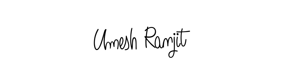 Also You can easily find your signature by using the search form. We will create Umesh Ranjit name handwritten signature images for you free of cost using Angelique-Rose-font-FFP sign style. Umesh Ranjit signature style 5 images and pictures png