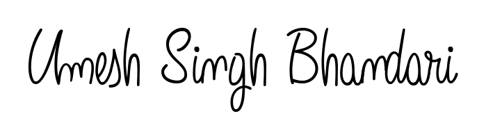 The Angelique-Rose-font-FFP signature style provides a bold statement for name Umesh Singh Bhandari. Designed for business owners, executives, and leaders. Umesh Singh Bhandari signature style 5 images and pictures png