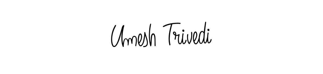 Also You can easily find your signature by using the search form. We will create Umesh Trivedi name handwritten signature images for you free of cost using Angelique-Rose-font-FFP sign style. Umesh Trivedi signature style 5 images and pictures png