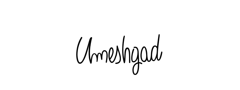 Make a beautiful signature design for name Umeshgad. Use this online signature maker to create a handwritten signature for free. Umeshgad signature style 5 images and pictures png