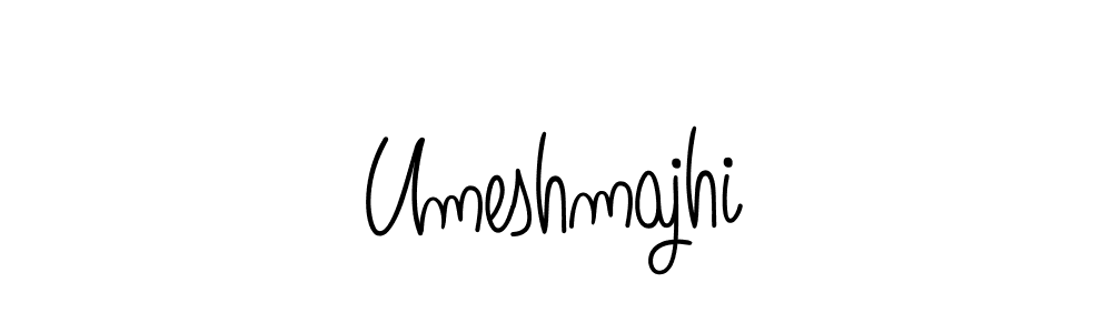 How to make Umeshmajhi signature? Angelique-Rose-font-FFP is a professional autograph style. Create handwritten signature for Umeshmajhi name. Umeshmajhi signature style 5 images and pictures png