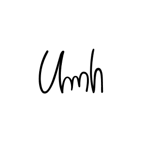 Make a beautiful signature design for name Umh. Use this online signature maker to create a handwritten signature for free. Umh signature style 5 images and pictures png