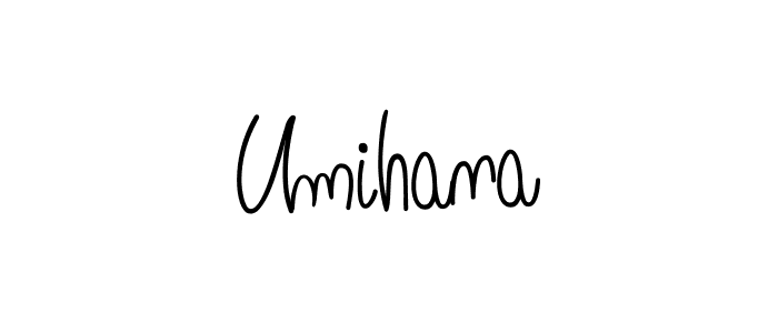 Also You can easily find your signature by using the search form. We will create Umihana name handwritten signature images for you free of cost using Angelique-Rose-font-FFP sign style. Umihana signature style 5 images and pictures png