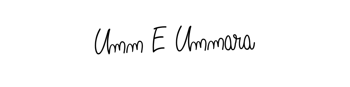 Also we have Umm E Ummara name is the best signature style. Create professional handwritten signature collection using Angelique-Rose-font-FFP autograph style. Umm E Ummara signature style 5 images and pictures png