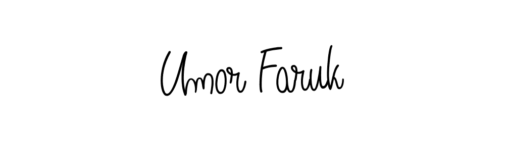 if you are searching for the best signature style for your name Umor Faruk. so please give up your signature search. here we have designed multiple signature styles  using Angelique-Rose-font-FFP. Umor Faruk signature style 5 images and pictures png