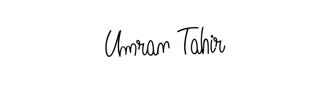 How to make Umran Tahir signature? Angelique-Rose-font-FFP is a professional autograph style. Create handwritten signature for Umran Tahir name. Umran Tahir signature style 5 images and pictures png