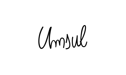 Similarly Angelique-Rose-font-FFP is the best handwritten signature design. Signature creator online .You can use it as an online autograph creator for name Umsul. Umsul signature style 5 images and pictures png