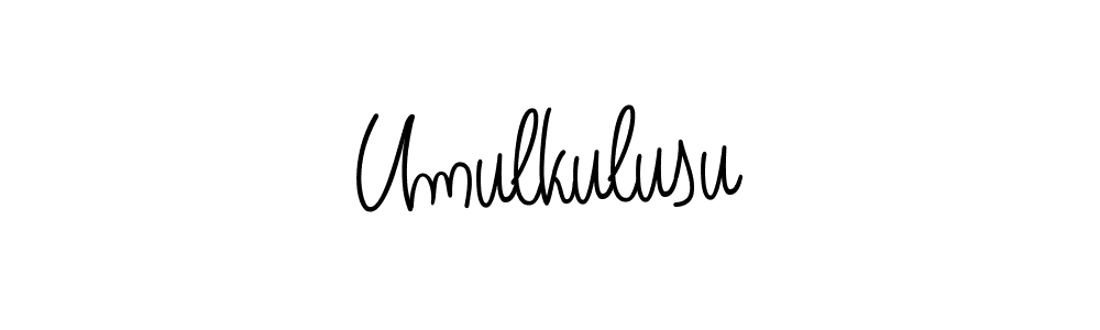 How to Draw Umulkulusu signature style? Angelique-Rose-font-FFP is a latest design signature styles for name Umulkulusu. Umulkulusu signature style 5 images and pictures png