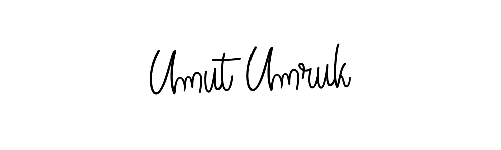 How to Draw Umut Umruk signature style? Angelique-Rose-font-FFP is a latest design signature styles for name Umut Umruk. Umut Umruk signature style 5 images and pictures png