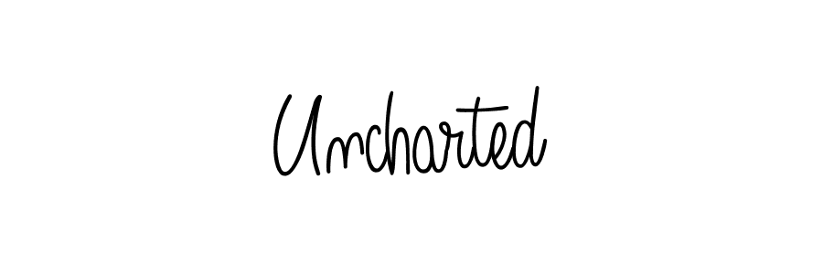 You should practise on your own different ways (Angelique-Rose-font-FFP) to write your name (Uncharted) in signature. don't let someone else do it for you. Uncharted signature style 5 images and pictures png
