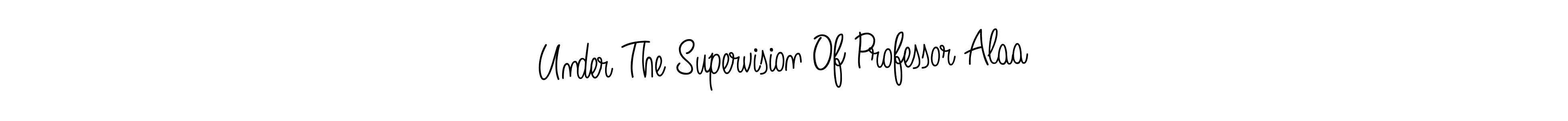 Here are the top 10 professional signature styles for the name Under The Supervision Of Professor Alaa. These are the best autograph styles you can use for your name. Under The Supervision Of Professor Alaa signature style 5 images and pictures png