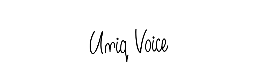 You can use this online signature creator to create a handwritten signature for the name Uniq Voice. This is the best online autograph maker. Uniq Voice signature style 5 images and pictures png