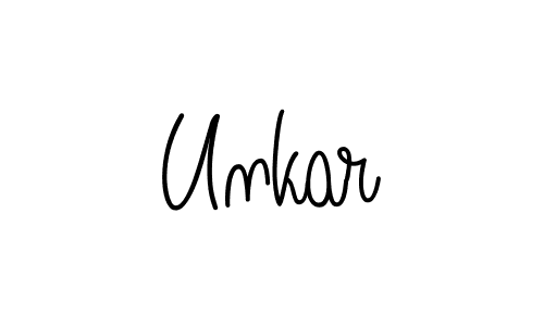 Also we have Unkar name is the best signature style. Create professional handwritten signature collection using Angelique-Rose-font-FFP autograph style. Unkar signature style 5 images and pictures png