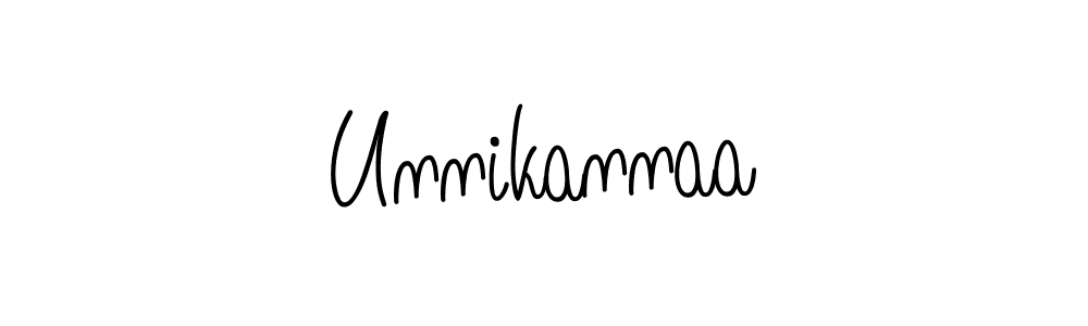 You can use this online signature creator to create a handwritten signature for the name Unnikannaa. This is the best online autograph maker. Unnikannaa signature style 5 images and pictures png