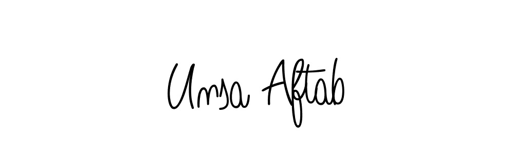 See photos of Unsa Aftab official signature by Spectra . Check more albums & portfolios. Read reviews & check more about Angelique-Rose-font-FFP font. Unsa Aftab signature style 5 images and pictures png